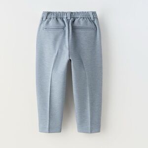 Zara SUIT SET toddler size 4 blue, pant, white stretch dress shirt